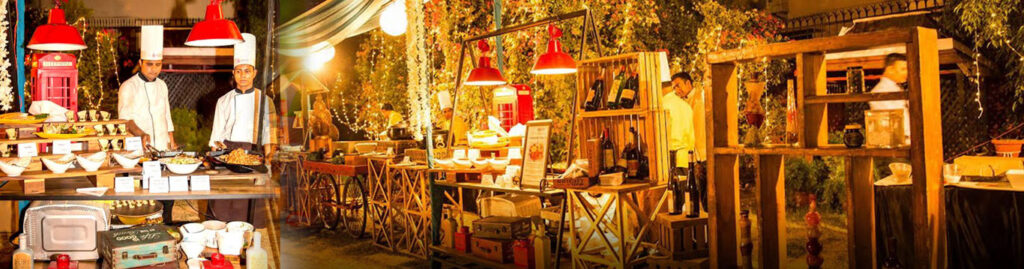 Outdoor Event Planning in Hyderabad livve food